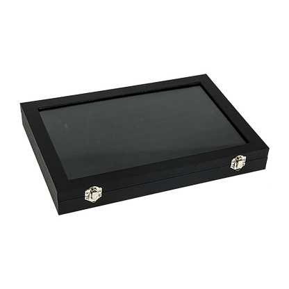 100 Slot Earring Ring Holder Jewellery Necklace Display Storage Gift Box Showcase For Organised Collection V63-835501