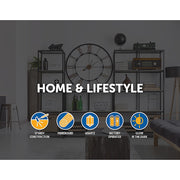 Glow In Dark Wall Clock Luminous Quartz Quiet Wooden Home Decor 30cm V63-835511