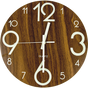 Glow In Dark Wall Clock Luminous Quartz Quiet Wooden Home Decor 30cm V63-835511