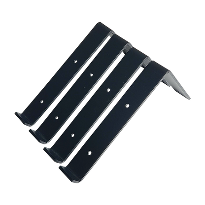 Floating Wall Shelf Brackets Heavy Duty Rustic Industrial 4-Pack V63-835521