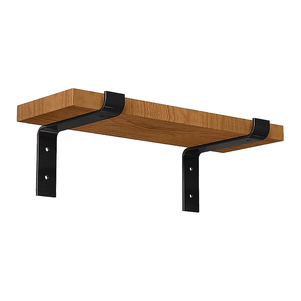Floating Wall Shelf Brackets Heavy Duty Rustic Industrial 4-Pack V63-835521