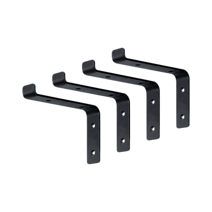 Floating Wall Shelf Brackets Heavy Duty Rustic Industrial 4-Pack V63-835521