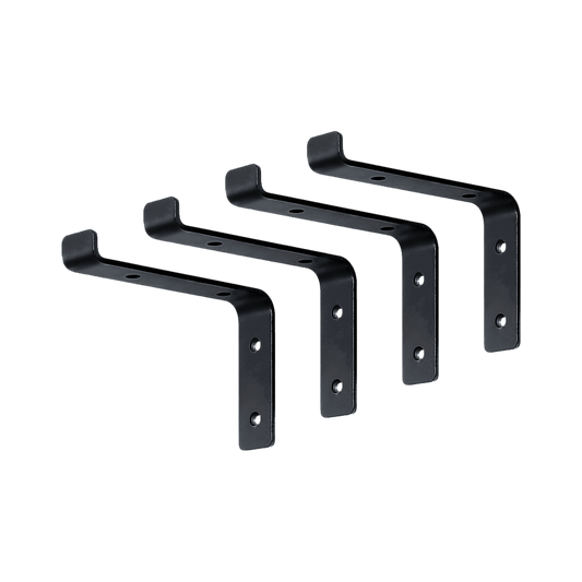 Floating Wall Shelf Brackets Heavy Duty Rustic Industrial 4-Pack V63-835521