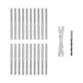 Stainless Steel DIY Rope Balustrade Kit 3.2mm Swage 2 x Lag Screw Term - 10 pack V63-835531