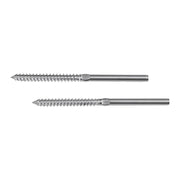 Stainless Steel DIY Rope Balustrade Kit 3.2mm Swage 2 x Lag Screw Term - 10 pack V63-835531
