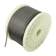 50M 316 Marine Stainless Steel Wire Rope Cable Decking Balustrade Rigging 7x19 4mm V63-835551