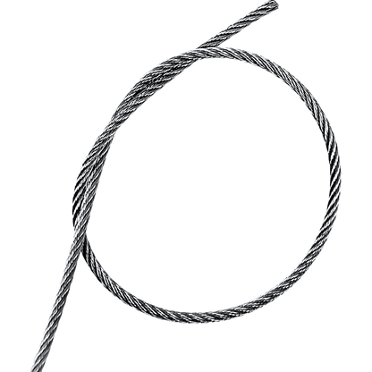 50M 316 Marine Stainless Steel Wire Rope Cable Decking Balustrade Rigging 7x19 4mm V63-835551