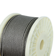 50M 316 Marine Stainless Steel Wire Rope Cable Decking Balustrade Rigging 7x19 4mm V63-835551