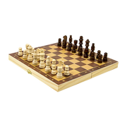 Chess Board Games Folding Large Chess Wooden Chessboard Set Wood Toy Gift V63-835571