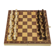 Chess Board Games Folding Large Chess Wooden Chessboard Set Wood Toy Gift V63-835571