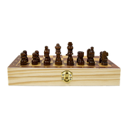 Chess Board Games Folding Large Chess Wooden Chessboard Set Wood Toy Gift V63-835571