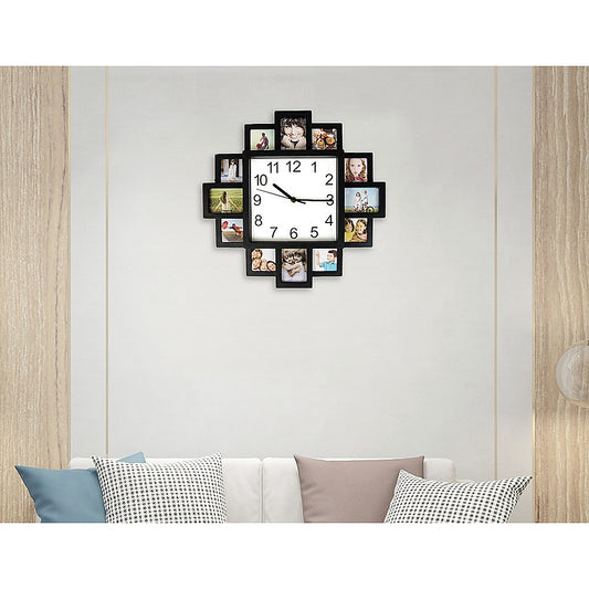 Photo Frame Clock Picture Collage 12Picture Display Photowall V63-835581
