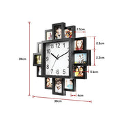 Photo Frame Clock Picture Collage 12Picture Display Photowall V63-835581