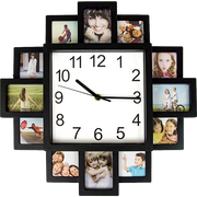Photo Frame Clock Picture Collage 12Picture Display Photowall V63-835581