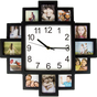 Photo Frame Clock Picture Collage 12Picture Display Photowall V63-835581