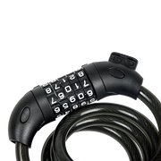 Security 5 Digit Combination Bike Cable Lock with Mounting Bracket