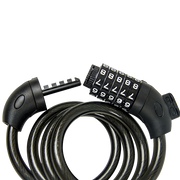 Security 5 Digit Combination Bike Cable Lock with Mounting Bracket