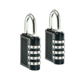 X2 Combination Padlock 4-Digit Outdoor Weatherproof Security School Lock Travel V63-835651