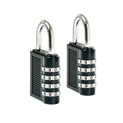 X2 Combination Padlock 4-Digit Outdoor Weatherproof Security School Lock Travel V63-835651