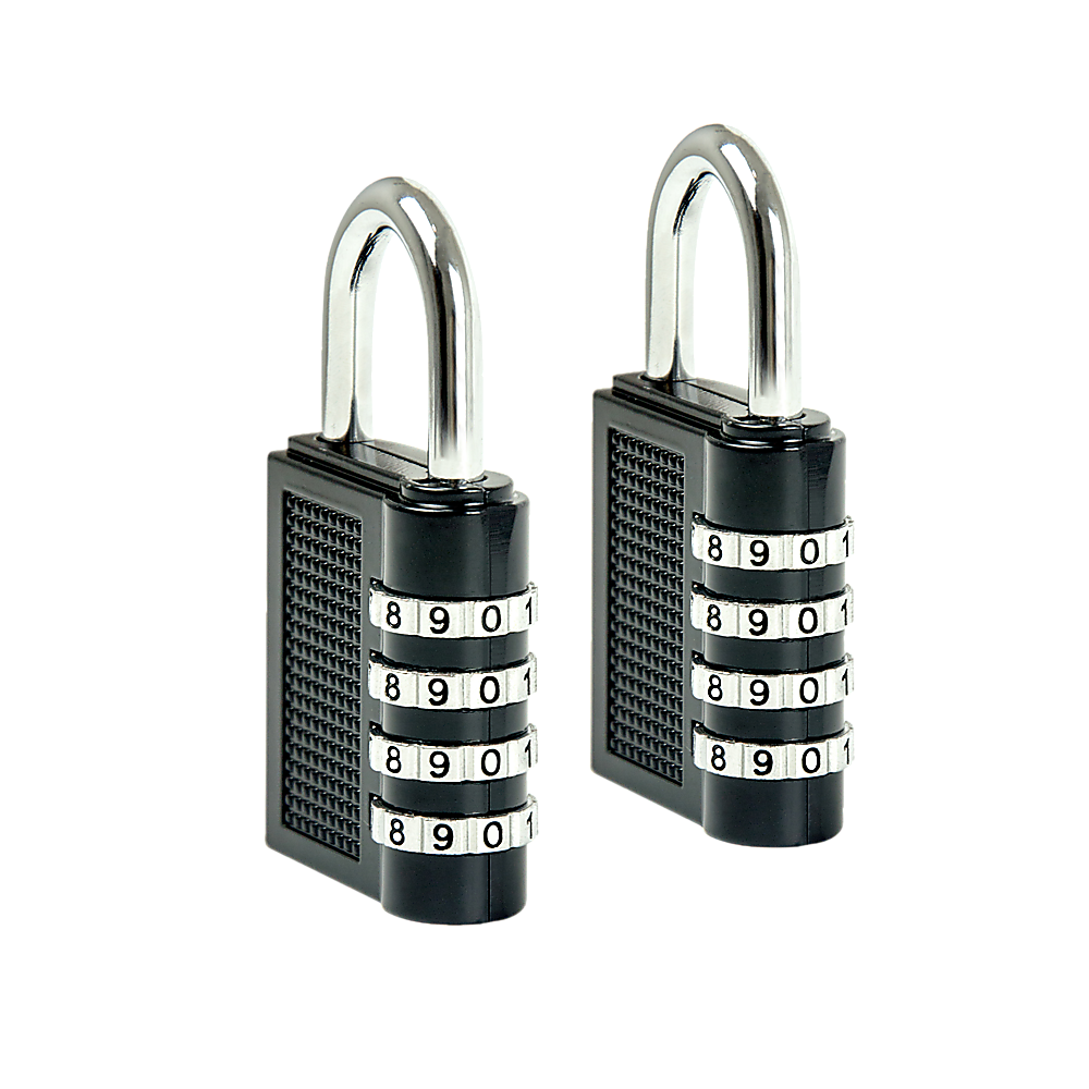 X2 Combination Padlock 4-Digit Outdoor Weatherproof Security School Lock Travel V63-835651