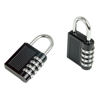 X2 Combination Padlock 4-Digit Outdoor Weatherproof Security School Lock Travel V63-835651