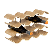 Wooden Wave Wine Rack/Creative Home Grape Wine Holder Shelf Cabinet/Bottle Rack V63-835691
