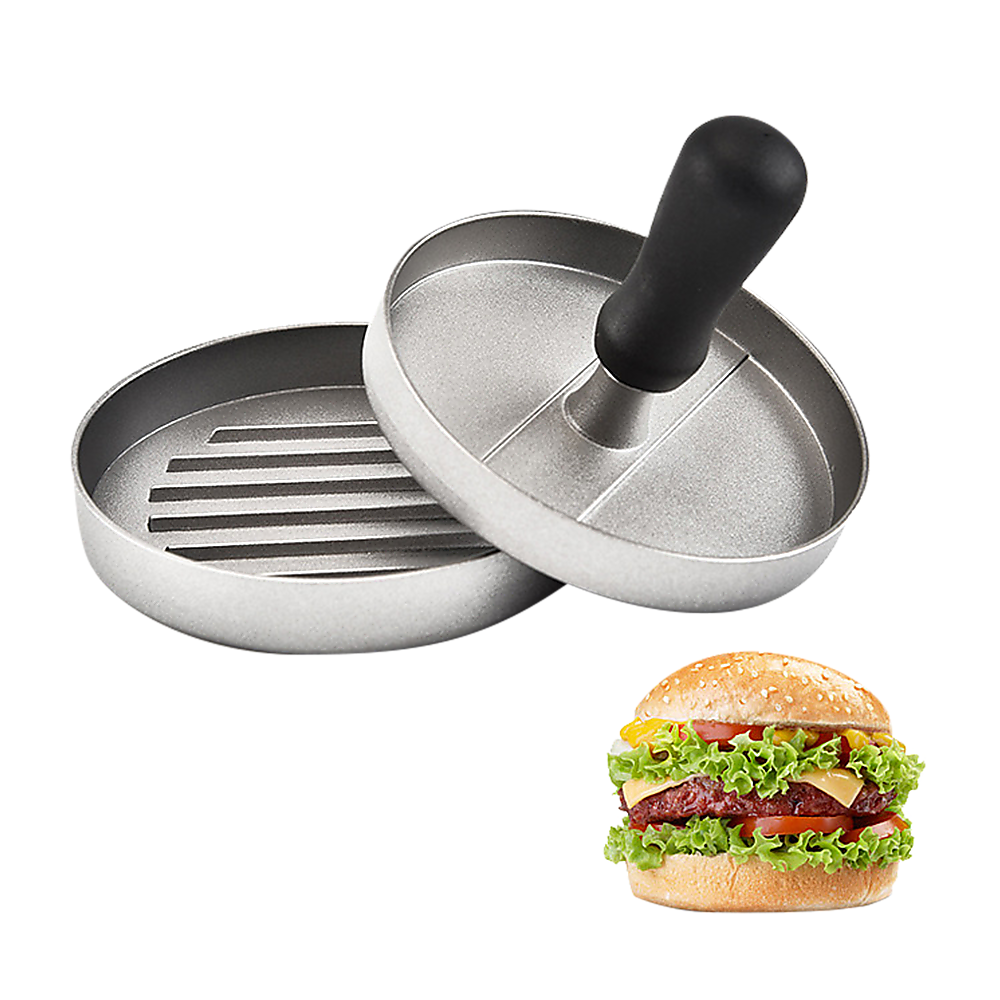 Large Round Hamburger Patty Maker Grill Press Burger Metal Mold Cooking Tools V63-835711