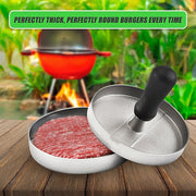 Large Round Hamburger Patty Maker Grill Press Burger Metal Mold Cooking Tools V63-835711