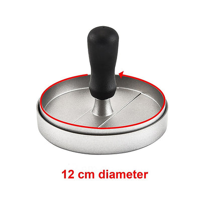 Large Round Hamburger Patty Maker Grill Press Burger Metal Mold Cooking Tools V63-835711