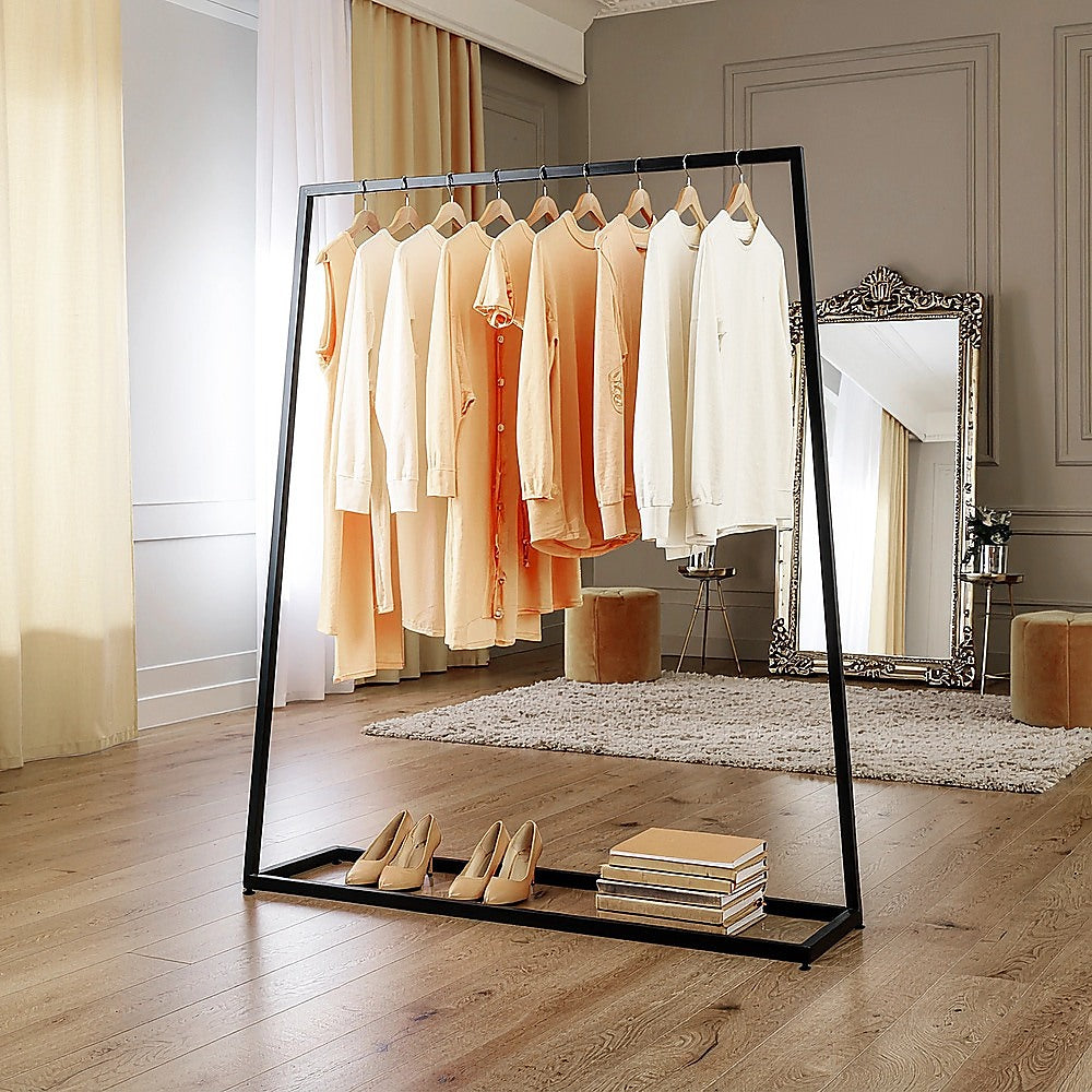 Commercial Clothing Garment Rack Retail Shop Black V63-835721