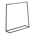 Commercial Clothing Garment Rack Retail Shop Black V63-835721