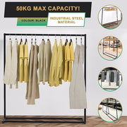 Commercial Clothing Garment Rack Retail Shop Black V63-835721