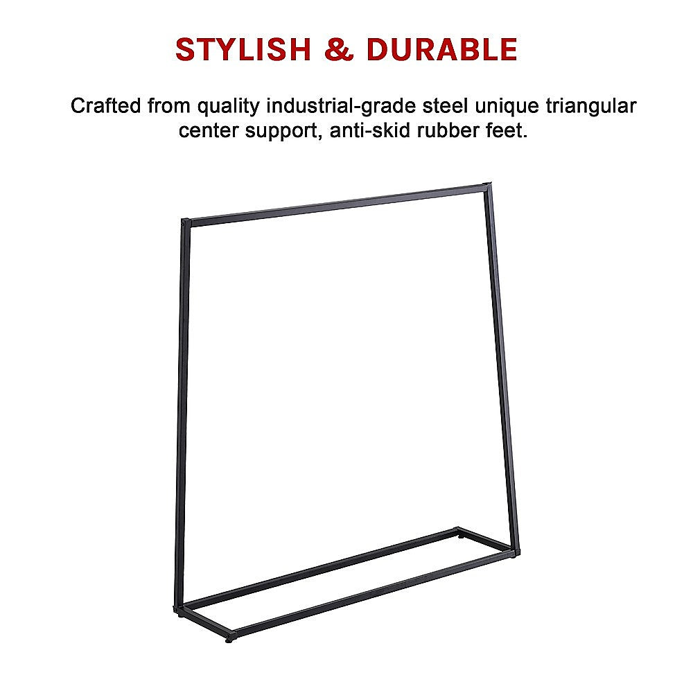 Commercial Clothing Garment Rack Retail Shop Black V63-835721