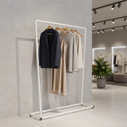 Commercial Clothing Garment Rack Retail Shop White V63-835731