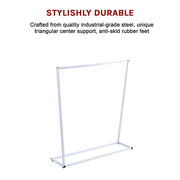 Commercial Clothing Garment Rack Retail Shop White V63-835731