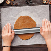 Professional Rolling Pin for Baking Premium 304 Stainless Steel Kitchen Rod V63-835741