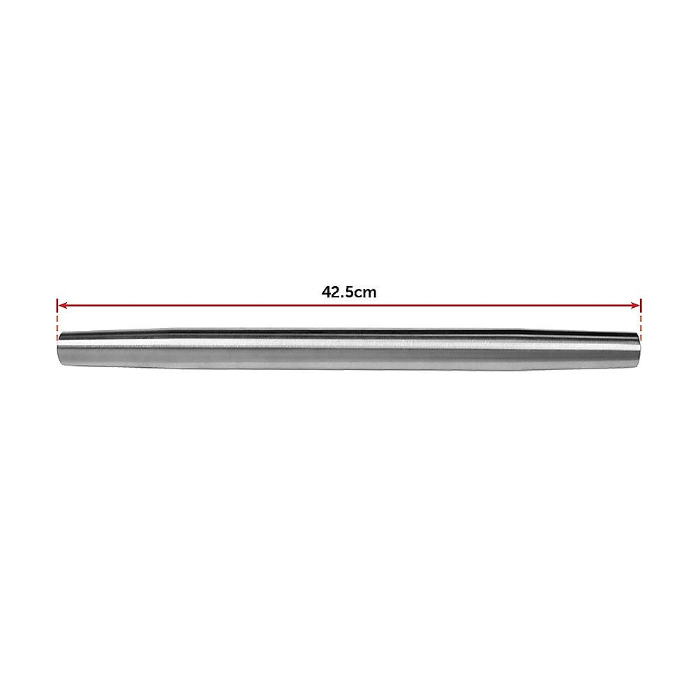 Professional Rolling Pin for Baking Premium 304 Stainless Steel Kitchen Rod V63-835741