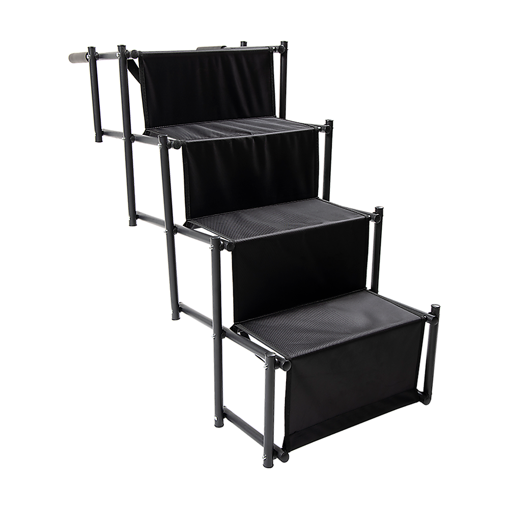 Folding Dog Car Boot Steps Ladder Lightweight Strong Pet Stairs V63-835751