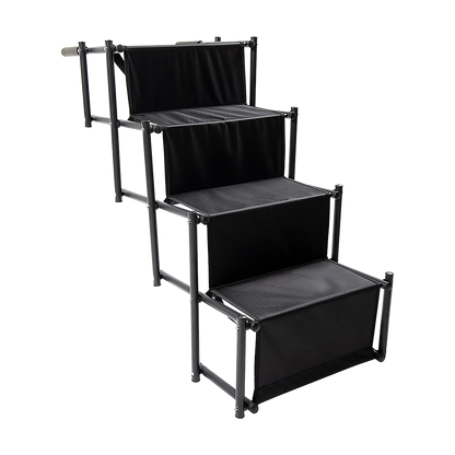 Folding Dog Car Boot Steps Ladder Lightweight Strong Pet Stairs V63-835751