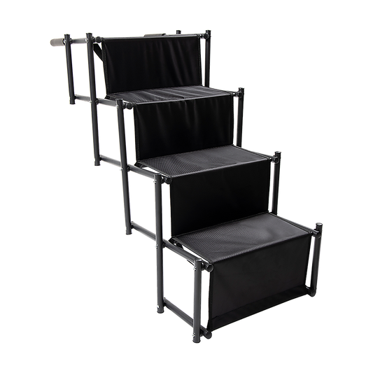 Folding Dog Car Boot Steps Ladder Lightweight Strong Pet Stairs V63-835751