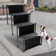Folding Dog Car Boot Steps Ladder Lightweight Strong Pet Stairs V63-835751