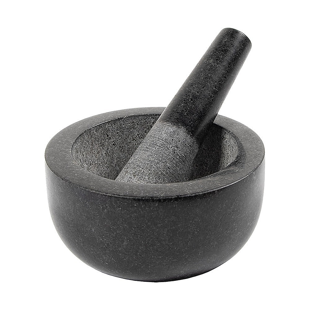Large Pestle and Mortar Set Durable Granite Stone Spice & Herb Crusher V63-835761
