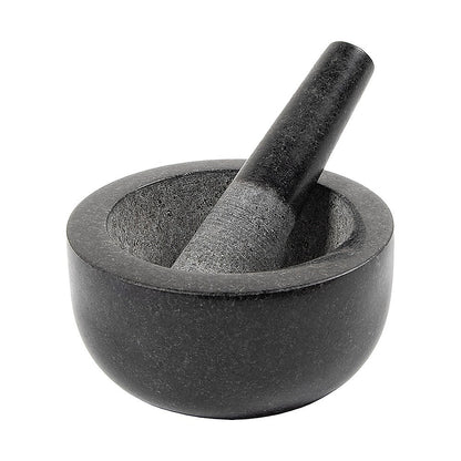 Large Pestle and Mortar Set Durable Granite Stone Spice & Herb Crusher V63-835761