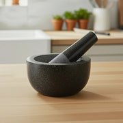 Large Pestle and Mortar Set Durable Granite Stone Spice & Herb Crusher V63-835761