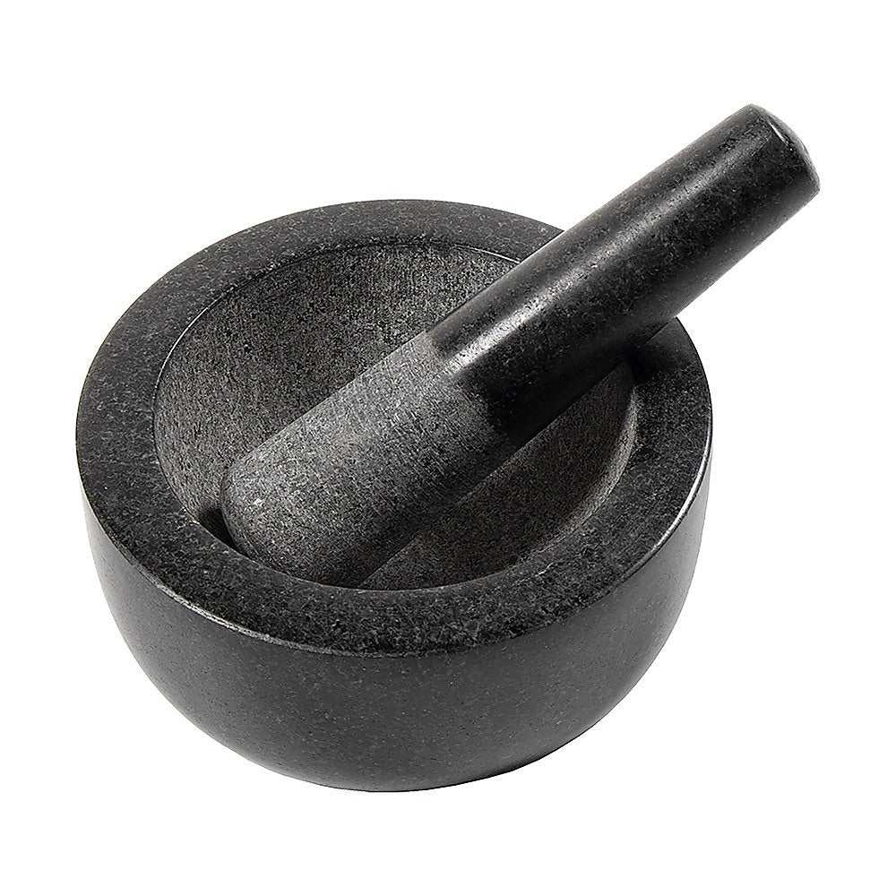 Large Pestle and Mortar Set Durable Granite Stone Spice & Herb Crusher V63-835761