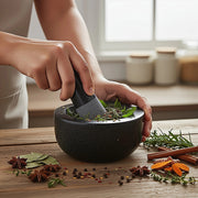Large Pestle and Mortar Set Durable Granite Stone Spice & Herb Crusher V63-835761