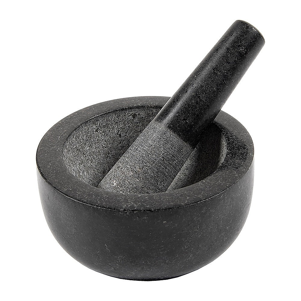 Large Pestle and Mortar Set Durable Granite Stone Spice & Herb Crusher V63-835761