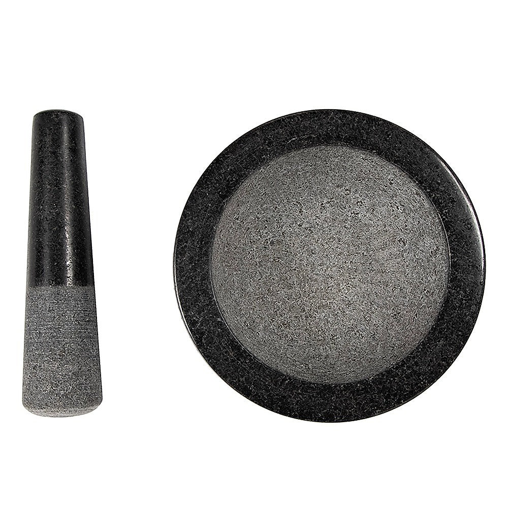 Large Pestle and Mortar Set Durable Granite Stone Spice & Herb Crusher V63-835761
