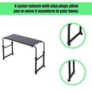 Overbed Table Work Laptop Desk with Wheels V63-835781