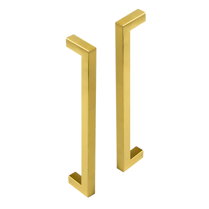 15 x Brushed Brass Drawer Pulls Kitchen Cabinet Handles - Gold Finish 192mm V63-835821